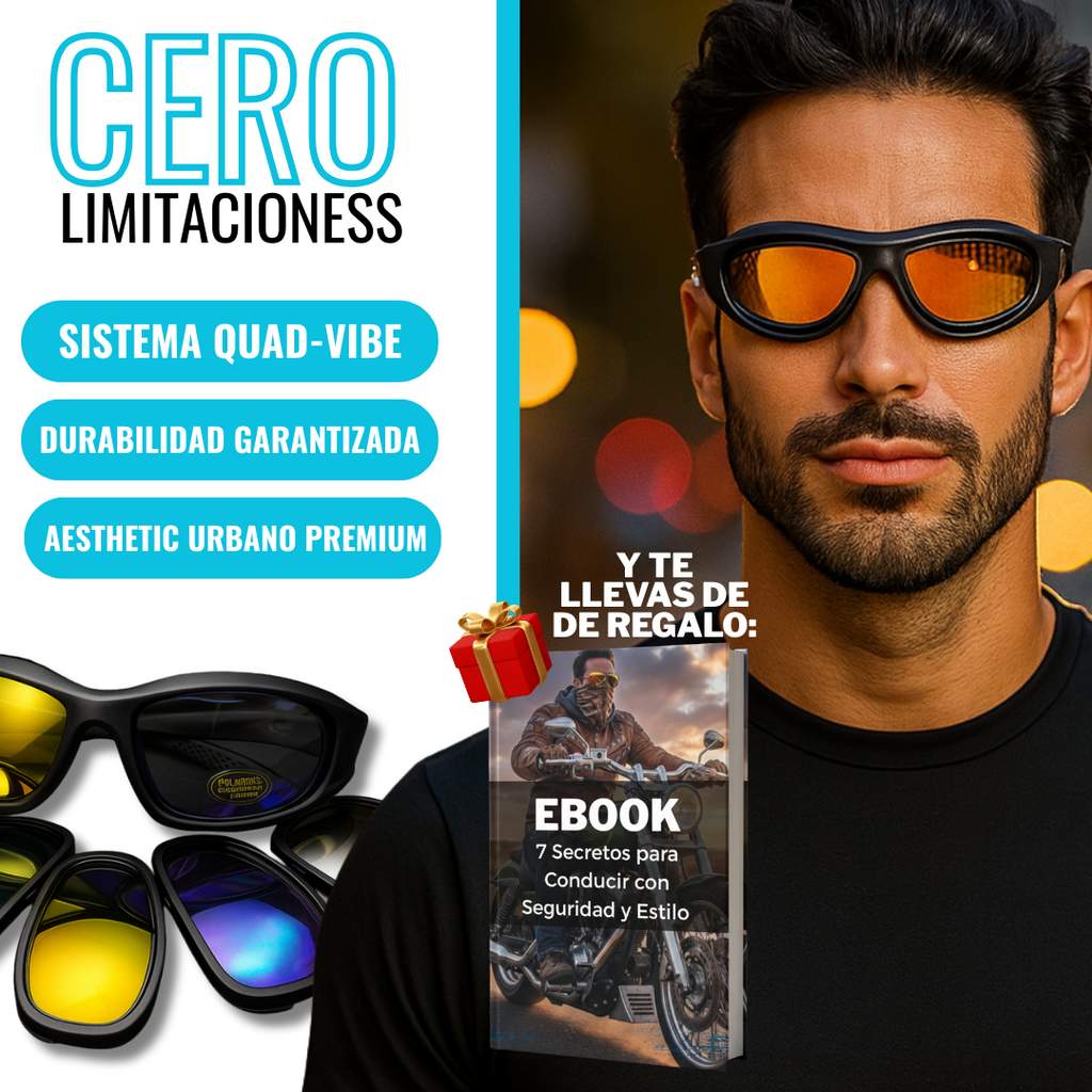 SHIELD VISION™ - Gafas Polarizadas de Alto Rendimiento + 🎁Ebook de Regalo